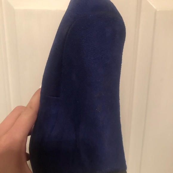 Blue 5 Inch Wedges Size 9 - Picture 7 of 7